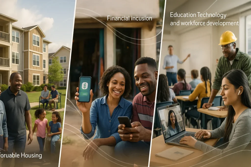 What Impact Areas Address Social Challenges?