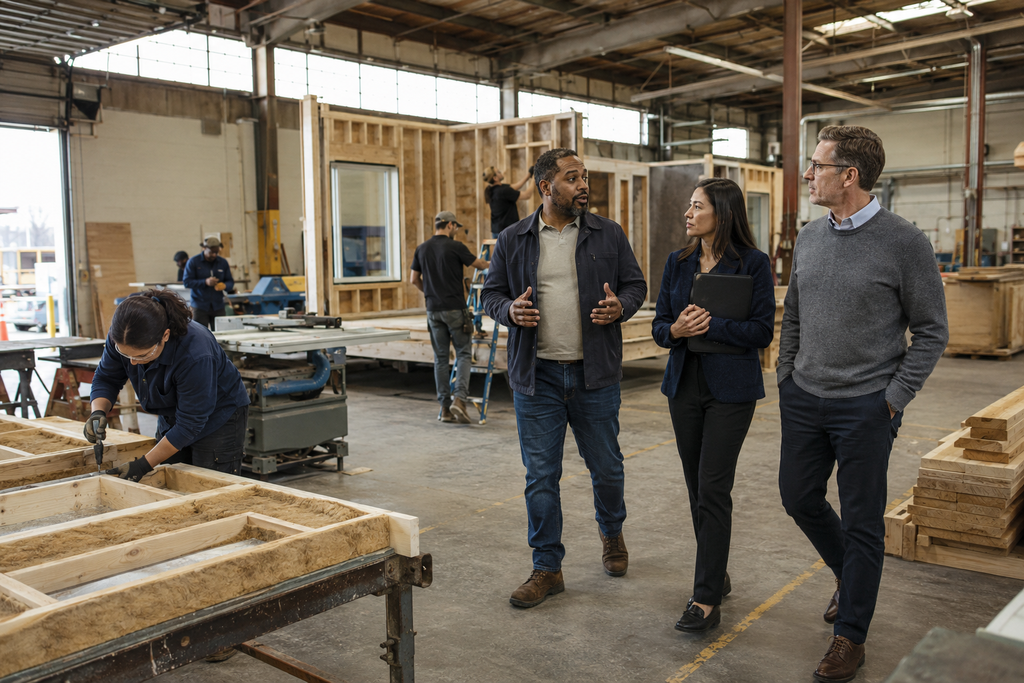 Impact equity investors visit a growing social enterprise