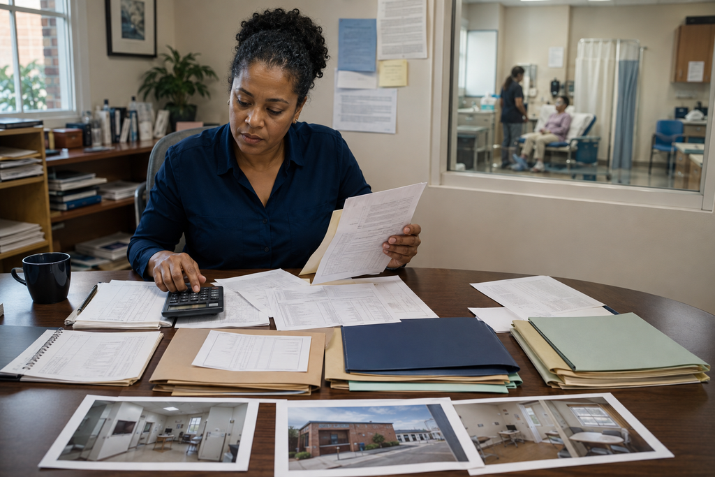 Analyst conducting impact investing measurement for a nonprofit