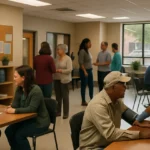 Discussing impact beneficiaries at a non-profit organization